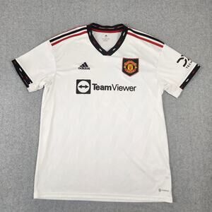 adidas Mens XL Manchester United Jersey Soccer Football Futbol